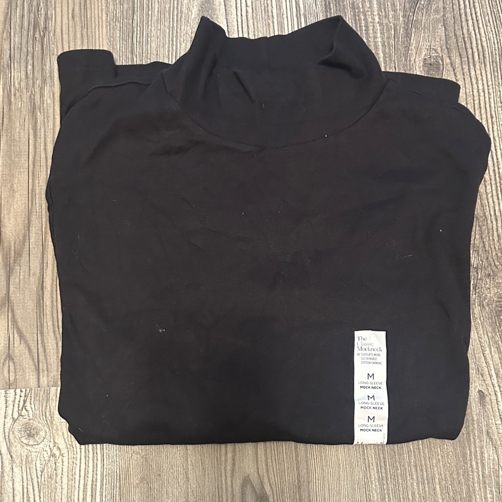 Black Mockneck Sweater